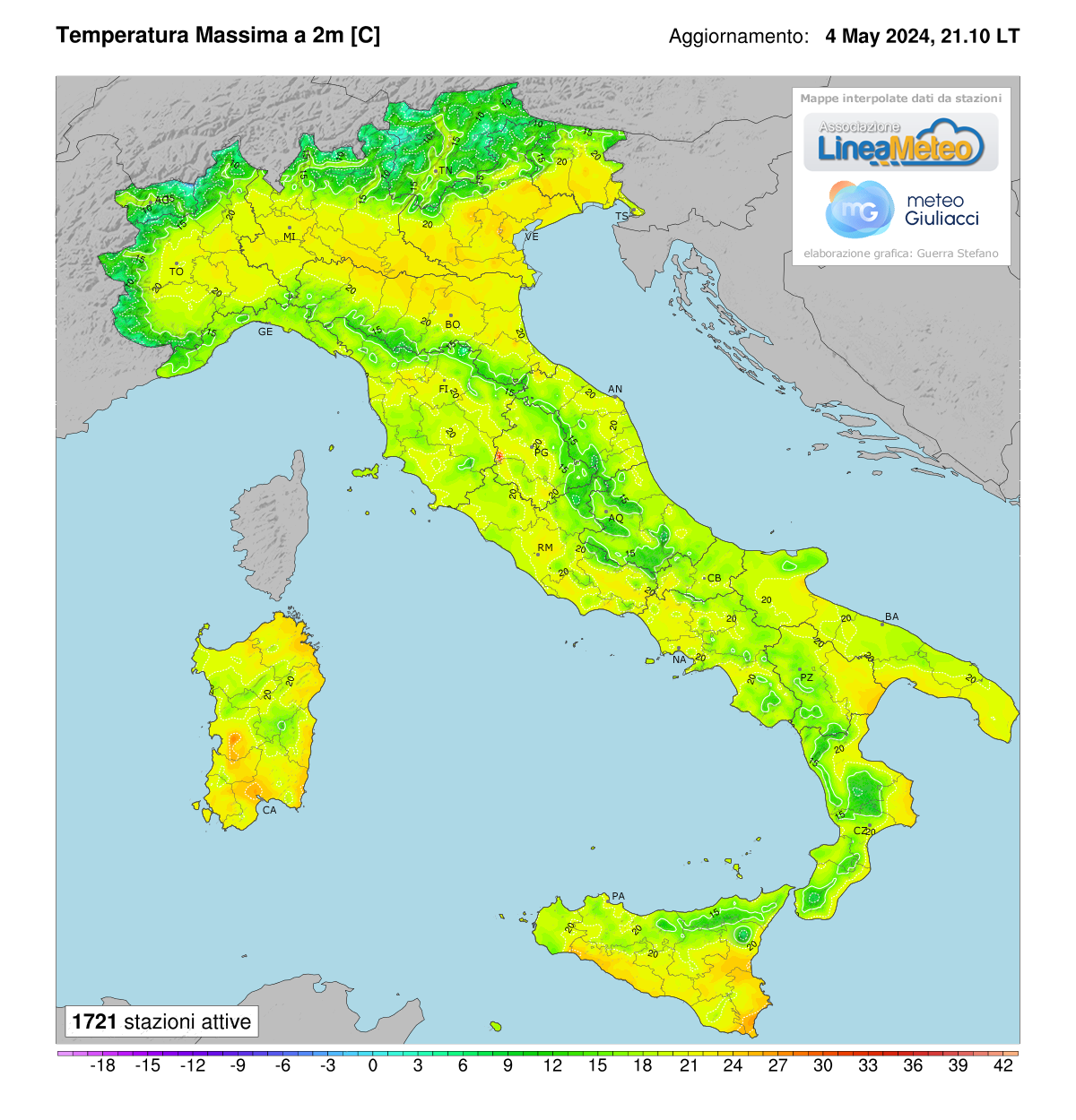 Temperature minime Italia