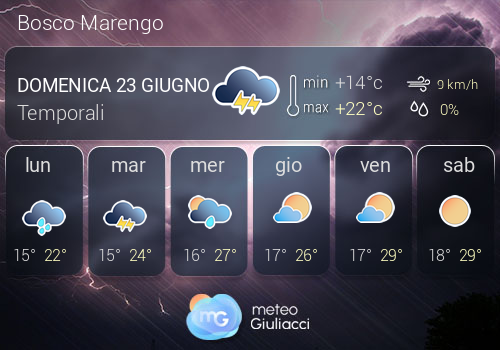 Previsioni Meteo Bosco Marengo
