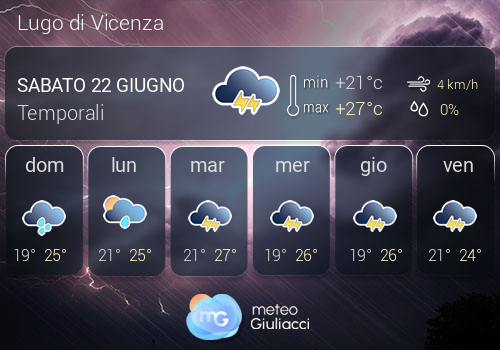 Previsioni Meteo Lugo di Vicenza