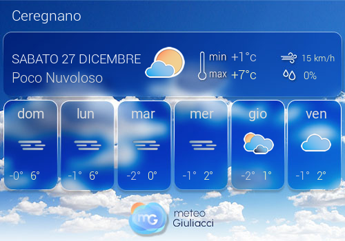 Previsioni Meteo Ceregnano