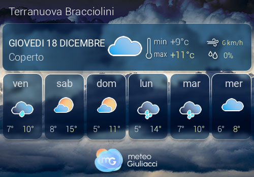 Previsioni Meteo Terranuova Bracciolini