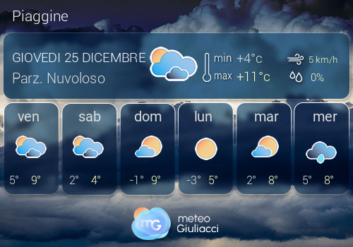 Previsioni Meteo Piaggine