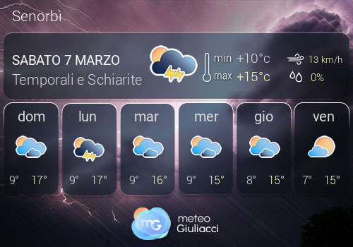 Previsioni Meteo Senorb�