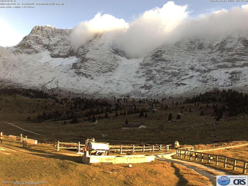 Prima Neve Sulle Montagne Del Nord Est Ecco Il Friuli